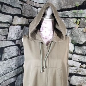 HSZ Studio Hooded Sleeveless Jumper Dress